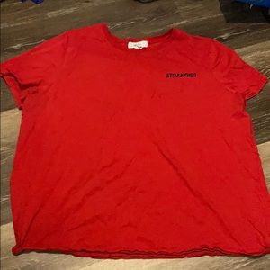 Forever 21 red ‘stranger’ T-Shirt